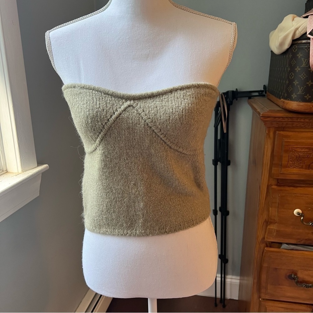 Zara Smooth Corset Style Top (L)